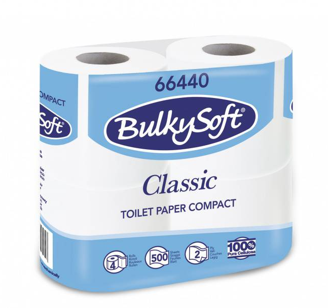 Toilettenpapier BulkySoft, 100% Zellstoff, 2-lagig, weiss