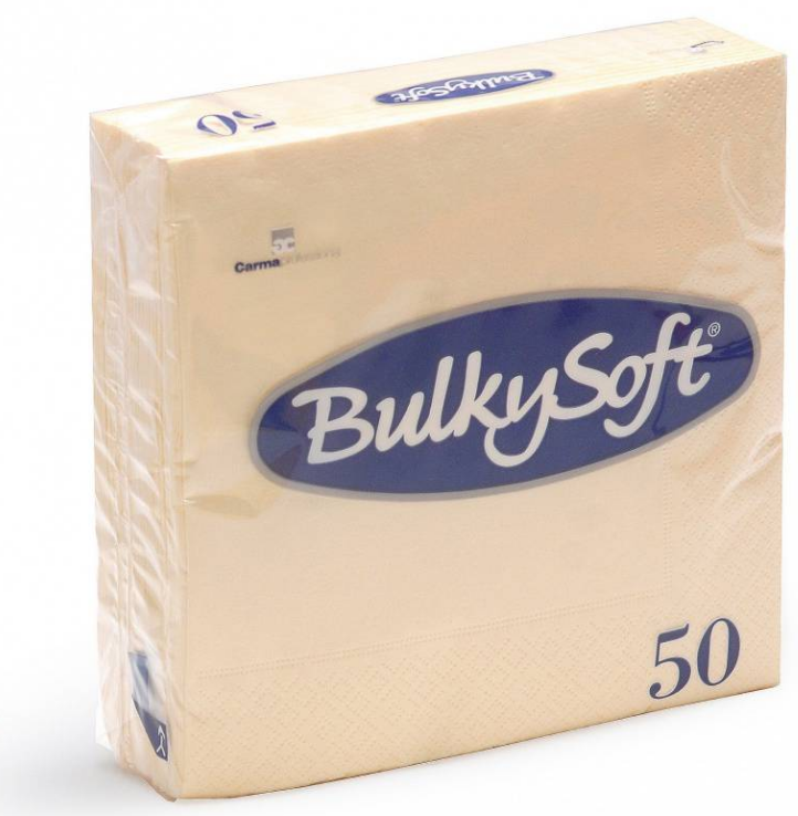 BulkySoft Table Top Servietten 100% Zellstoff, 2-lagig, champagner