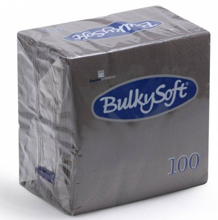 BulkySoft Table Top Servietten 100% Zellstoff, 2-lagig, 1/4-Falz, braun