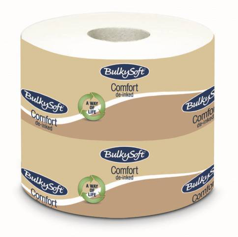 Toilettenpapier BulkySoft Comfort Recycling de-inked 2-lagig, weiss