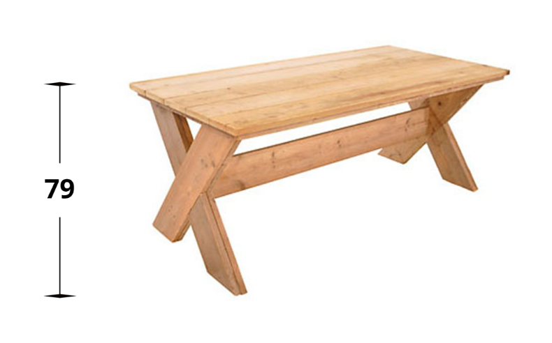 Holz Tisch - Karin 2er Set