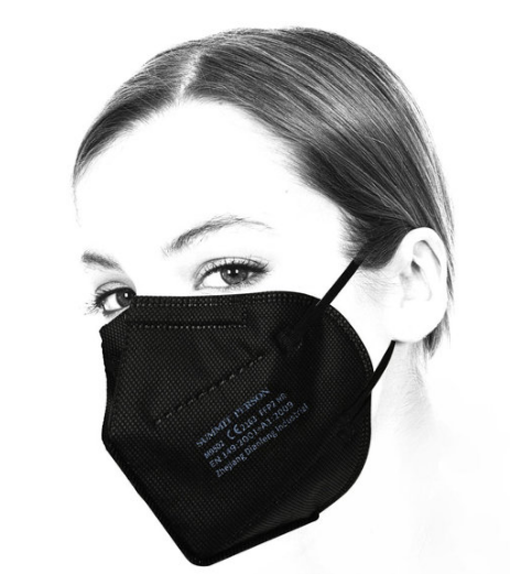 FFP2 schwarze Pandemiemasken 500er Set