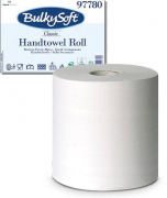 Papierhandtuchrolle BulkySoft, 100% Zellstoff, 2-lagig, weiss